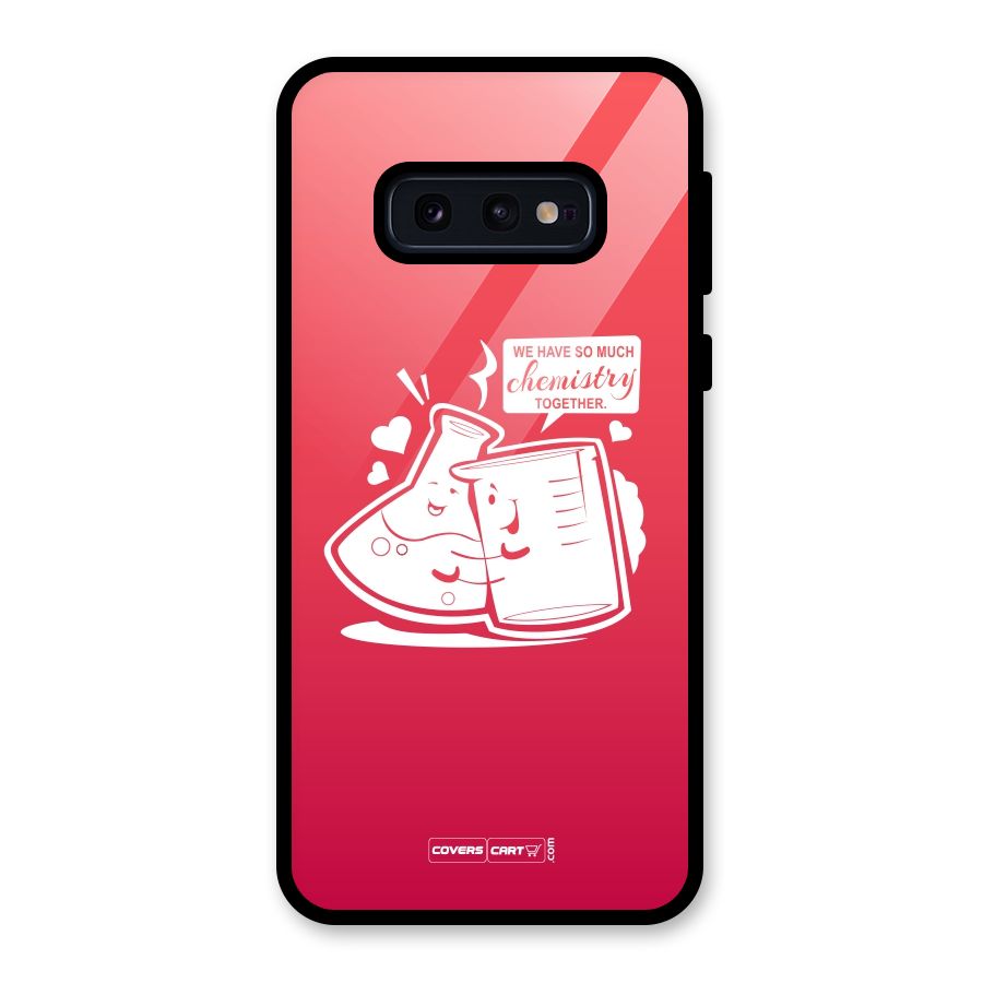 So Much Chemistry Glass Back Case for Galaxy S10e