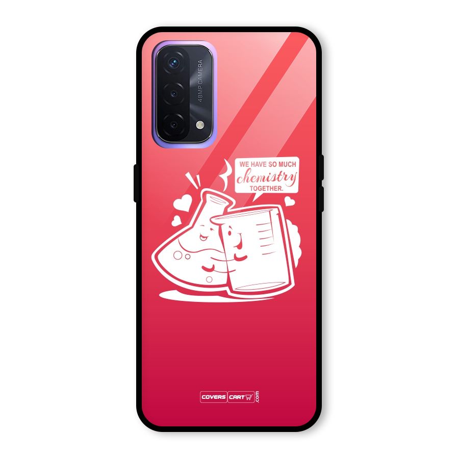 So Much Chemistry Glass Back Case for Oppo A74 5G