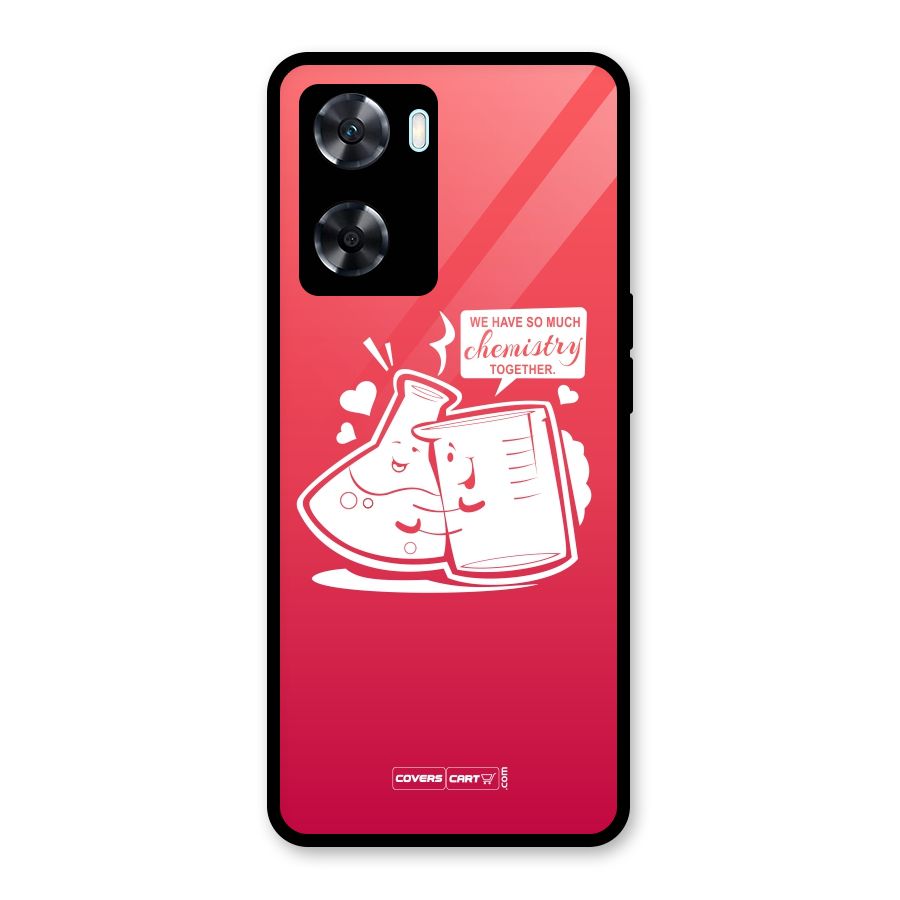 So Much Chemistry Glass Back Case for Oppo A77