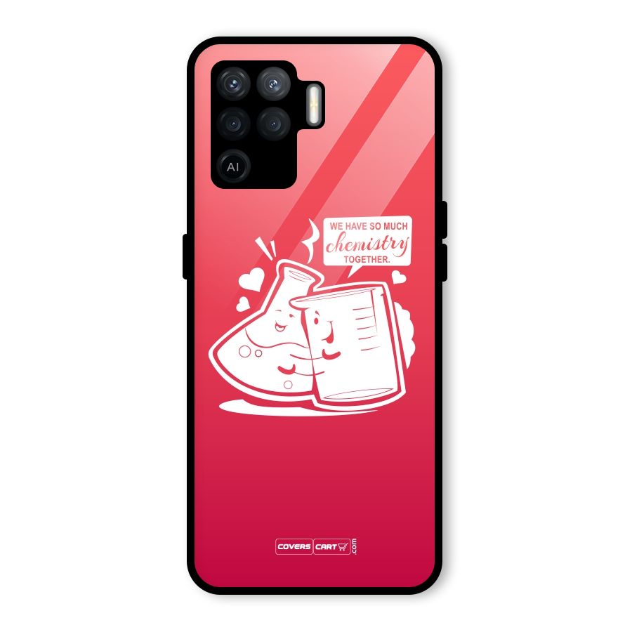 So Much Chemistry Glass Back Case for Oppo F19 Pro