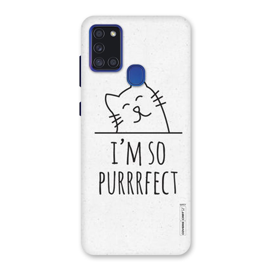 So Purrfect Back Case for Galaxy A21s