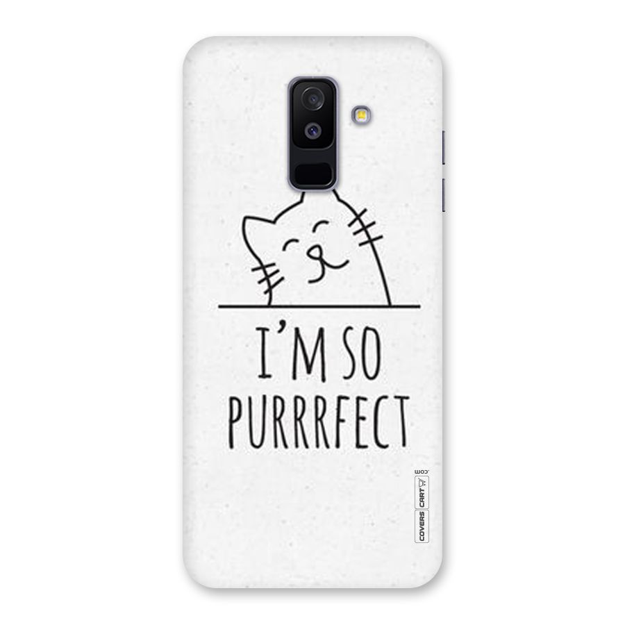 So Purrfect Back Case for Galaxy A6 Plus
