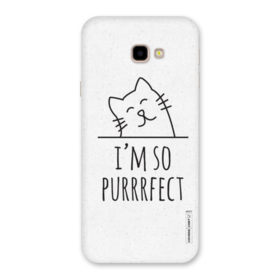 So Purrfect Back Case for Galaxy J4 Plus