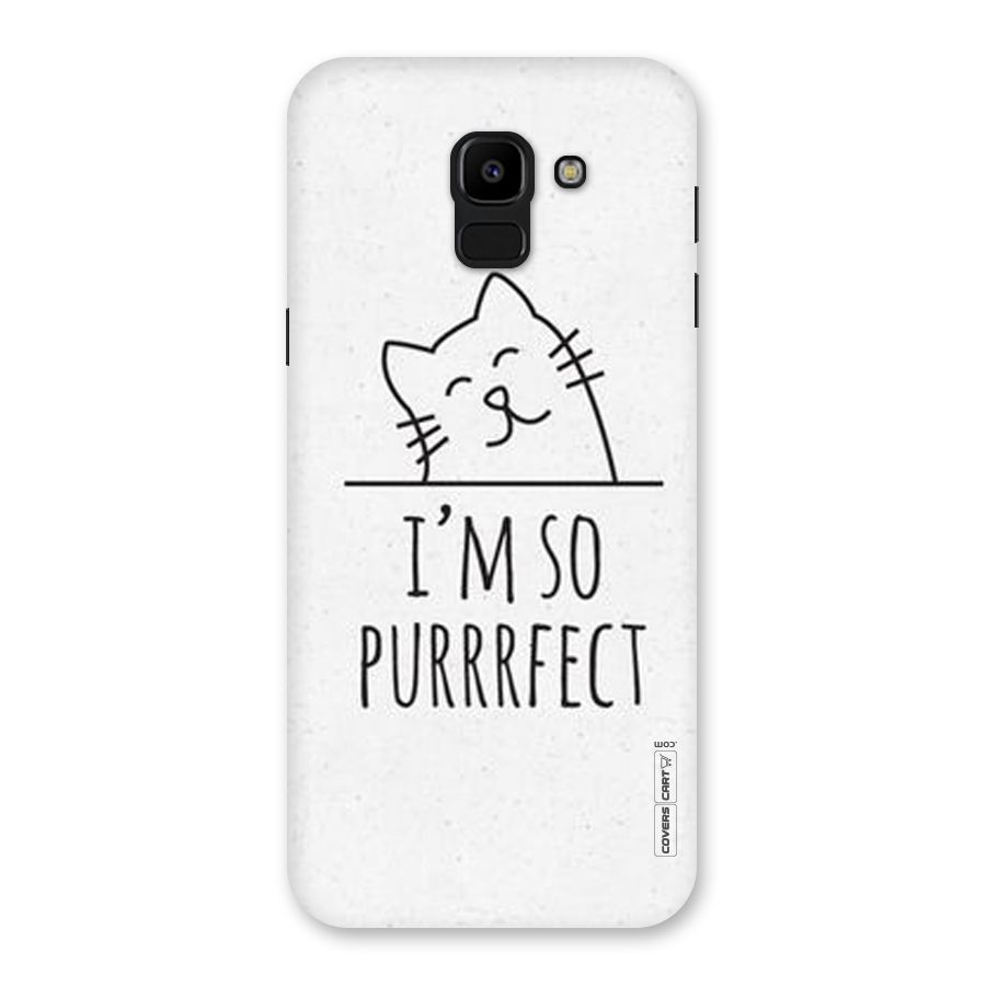 So Purrfect Back Case for Galaxy J6