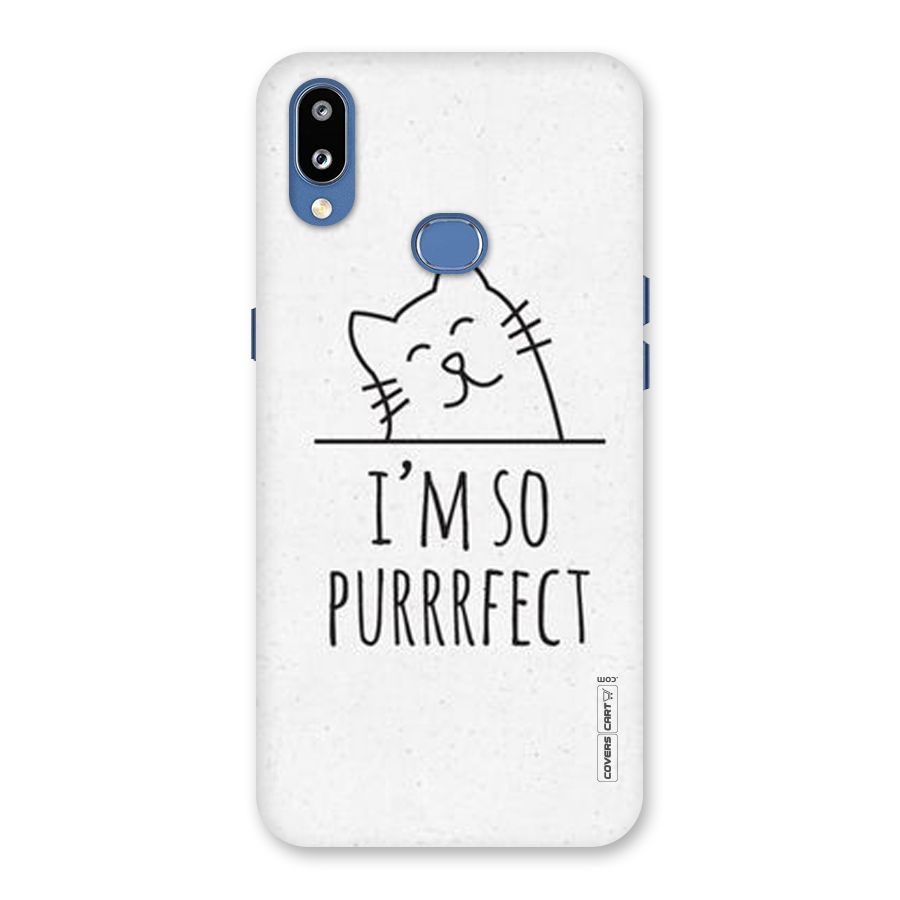 So Purrfect Back Case for Galaxy M01s