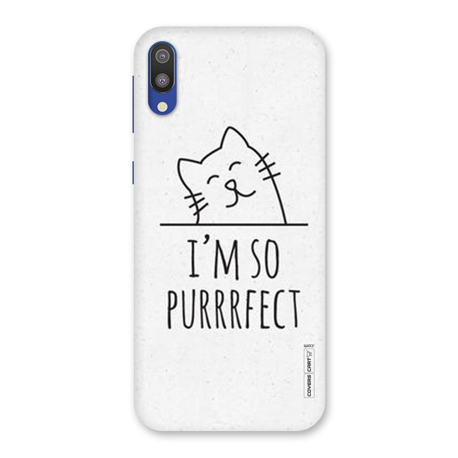 So Purrfect Back Case for Galaxy M10
