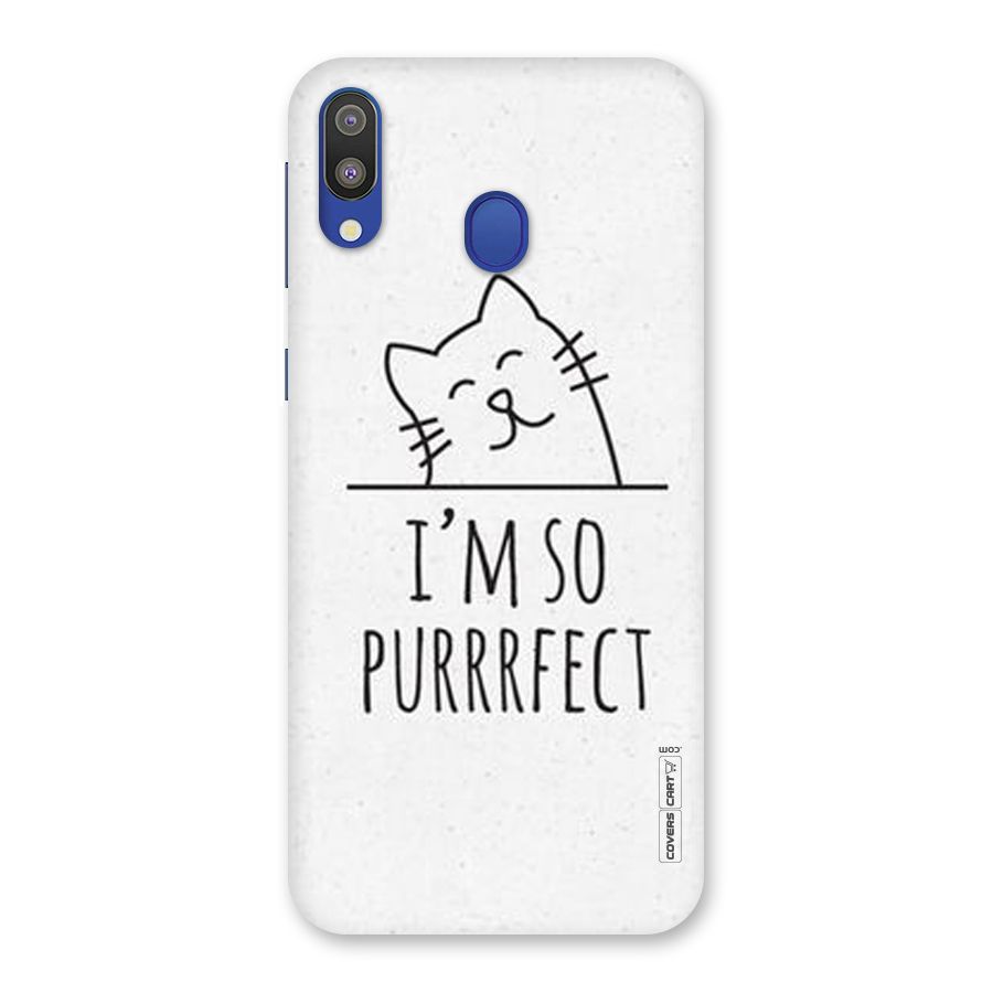 So Purrfect Back Case for Galaxy M20