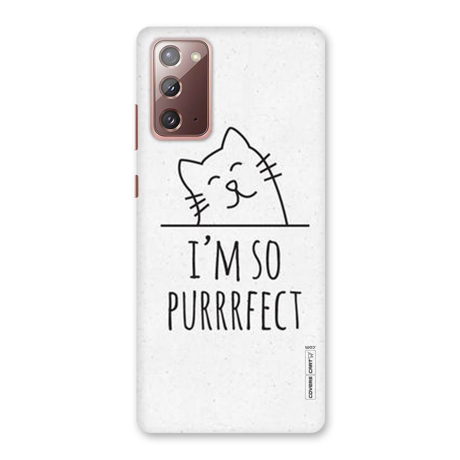 So Purrfect Back Case for Galaxy Note 20