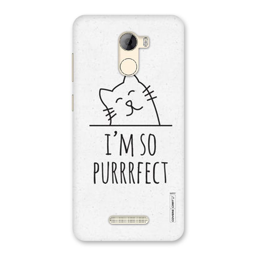 So Purrfect Back Case for Gionee A1 LIte