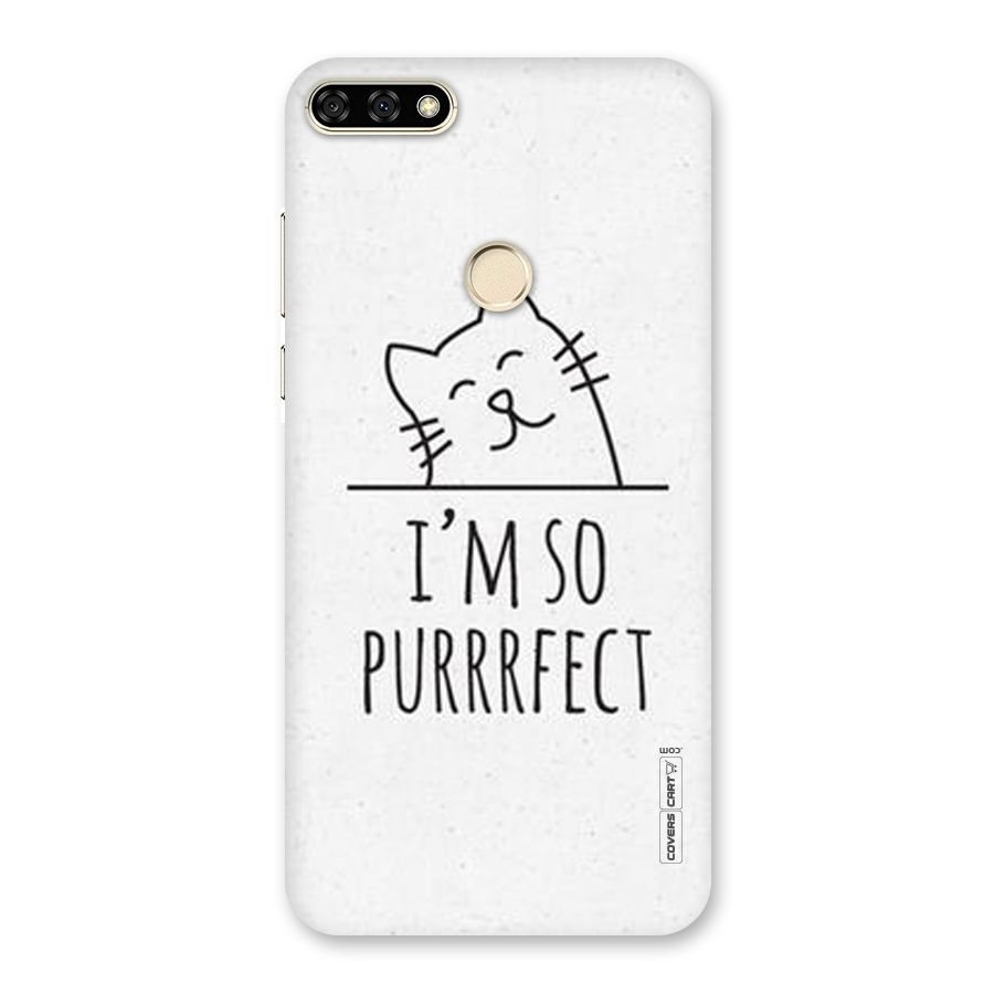 So Purrfect Back Case for Honor 7A