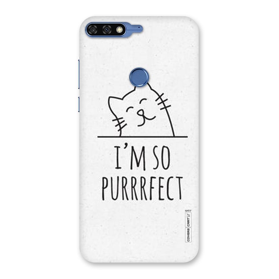 So Purrfect Back Case for Honor 7C