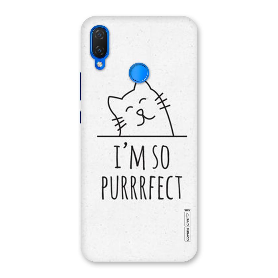 So Purrfect Back Case for Huawei P Smart+