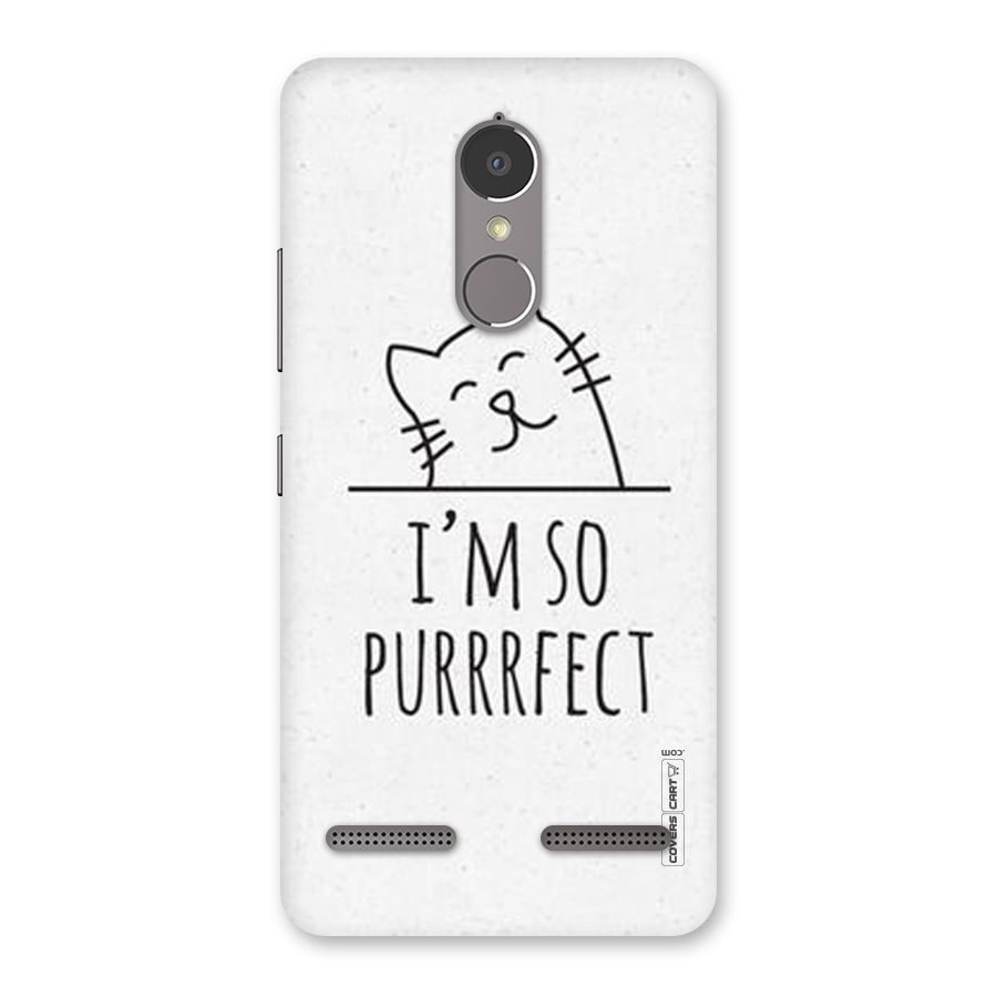 So Purrfect Back Case for Lenovo K6 Power
