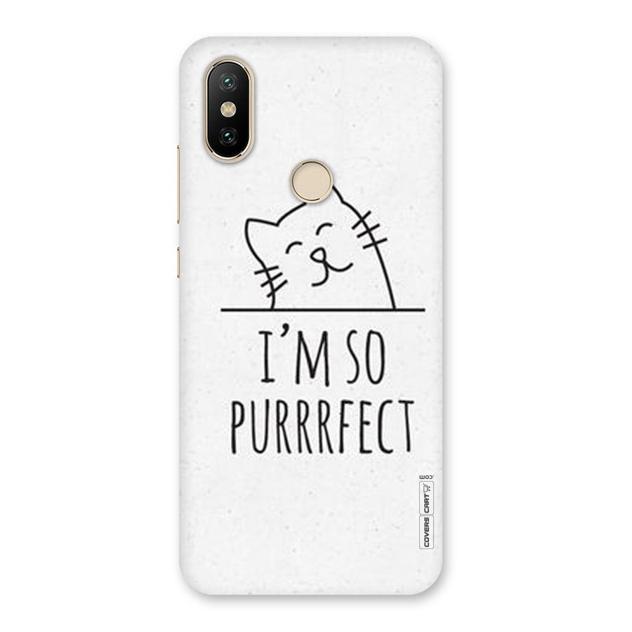 So Purrfect Back Case for Mi A2