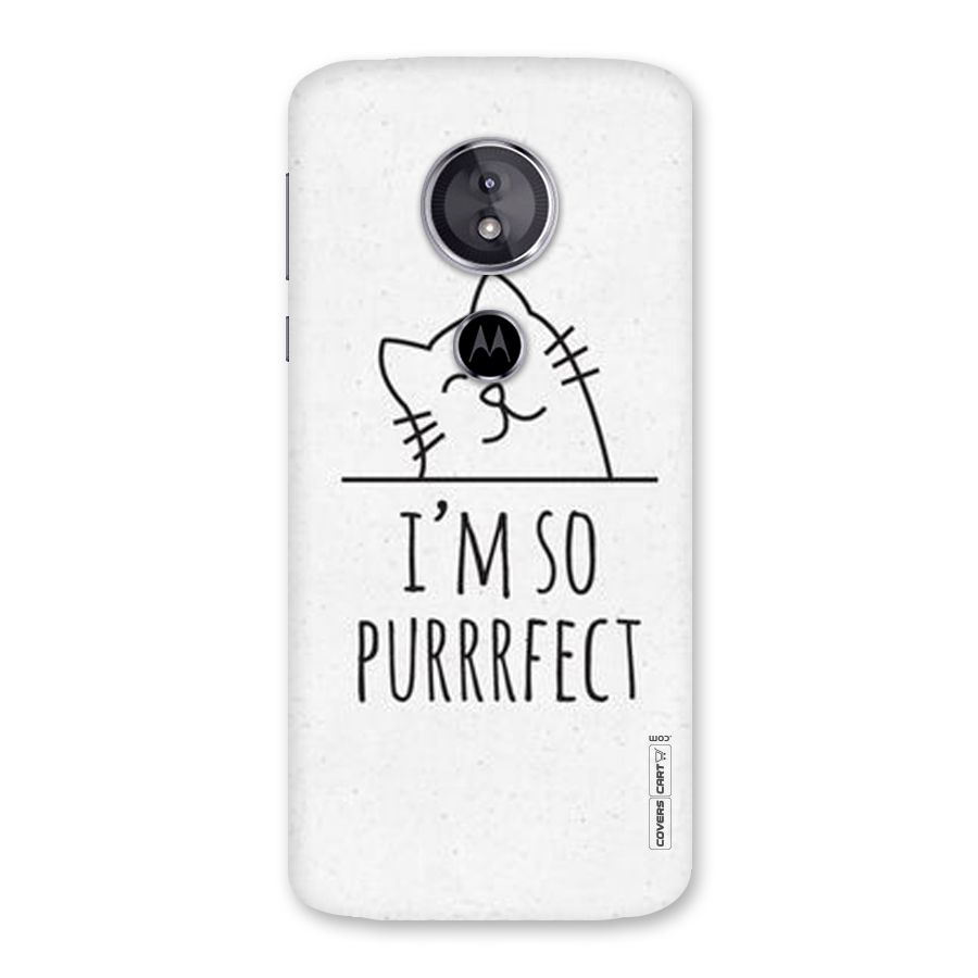 So Purrfect Back Case for Moto E5