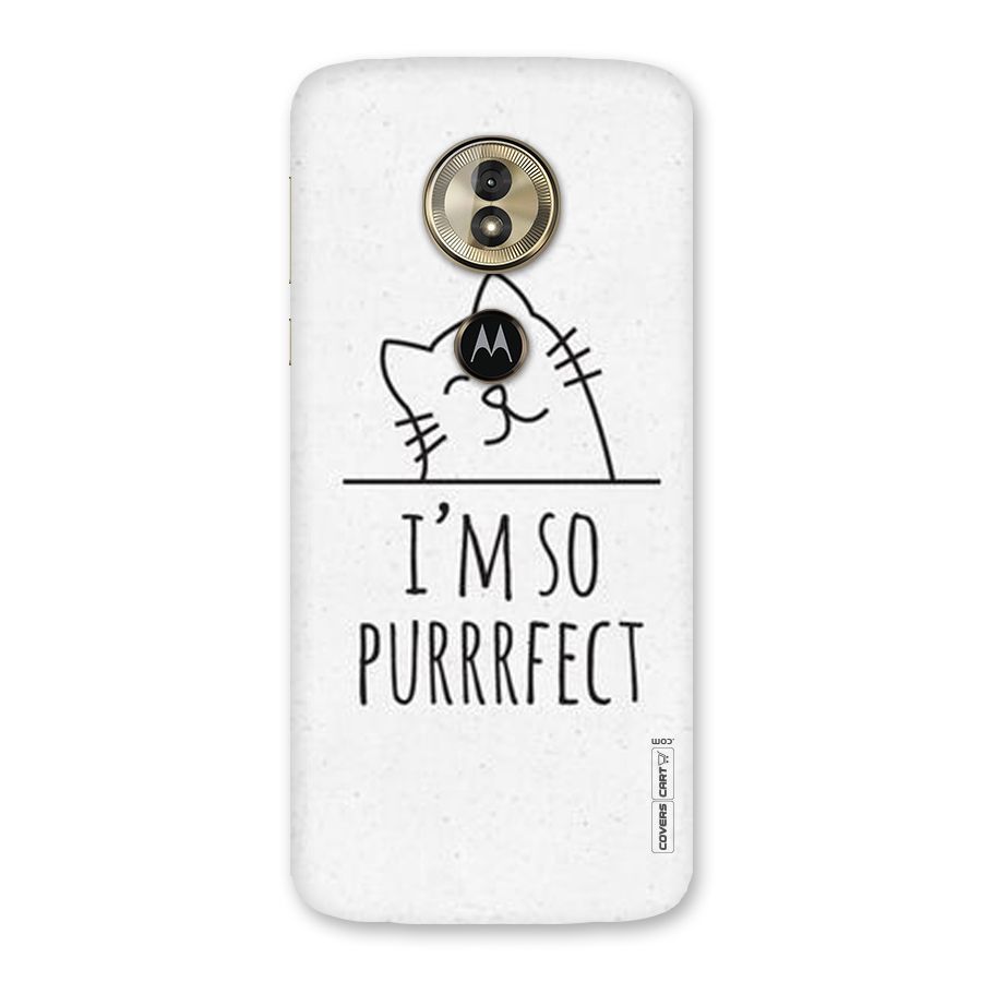 So Purrfect Back Case for Moto G6 Play