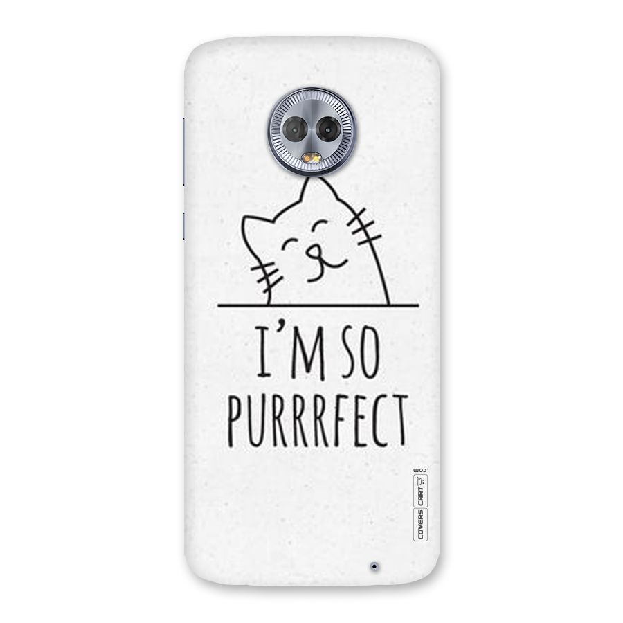 So Purrfect Back Case for Moto G6 Plus