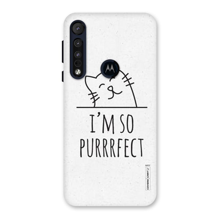 So Purrfect Back Case for Motorola One Macro
