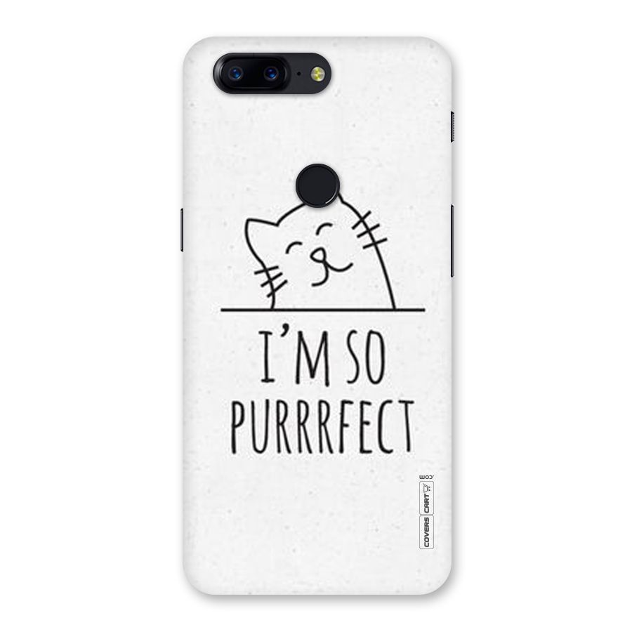 So Purrfect Back Case for OnePlus 5T