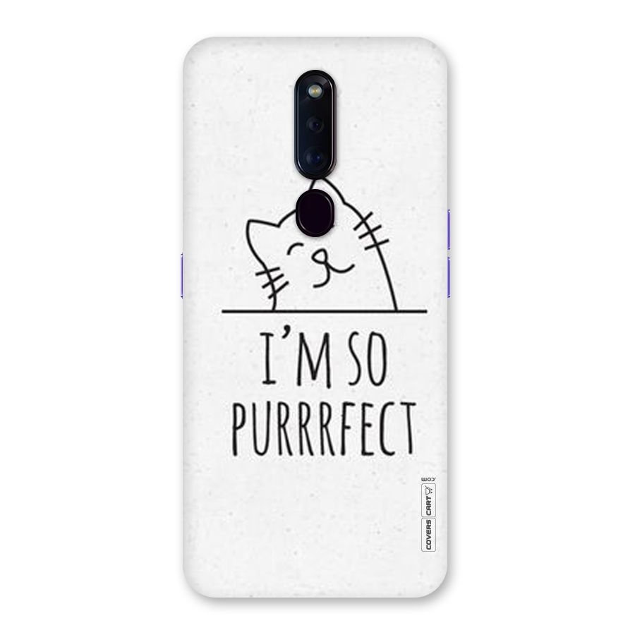 So Purrfect Back Case for Oppo F11 Pro