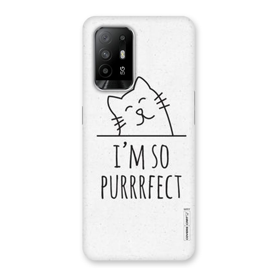 So Purrfect Back Case for Oppo F19 Pro Plus 5G