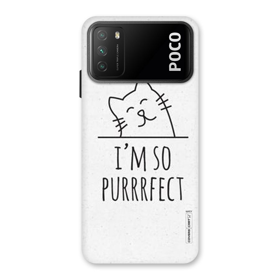 So Purrfect Back Case for Poco M3