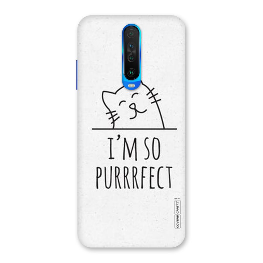 So Purrfect Back Case for Poco X2