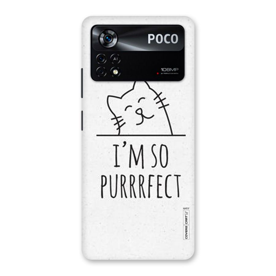 So Purrfect Back Case for Poco X4 Pro 5G