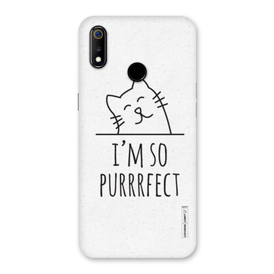 So Purrfect Back Case for Realme 3