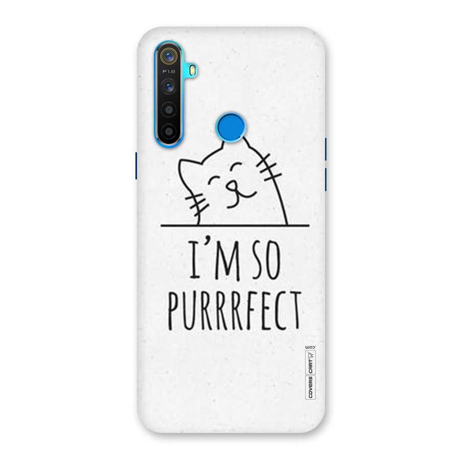 So Purrfect Back Case for Realme 5