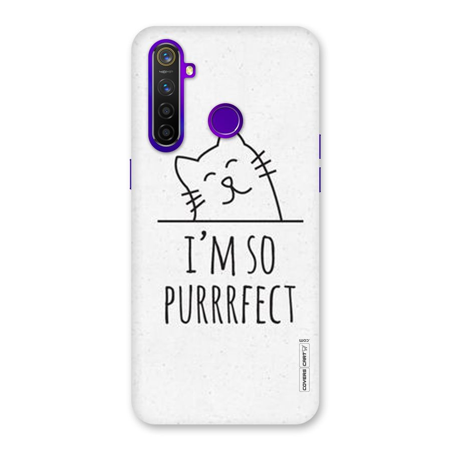 So Purrfect Back Case for Realme 5 Pro
