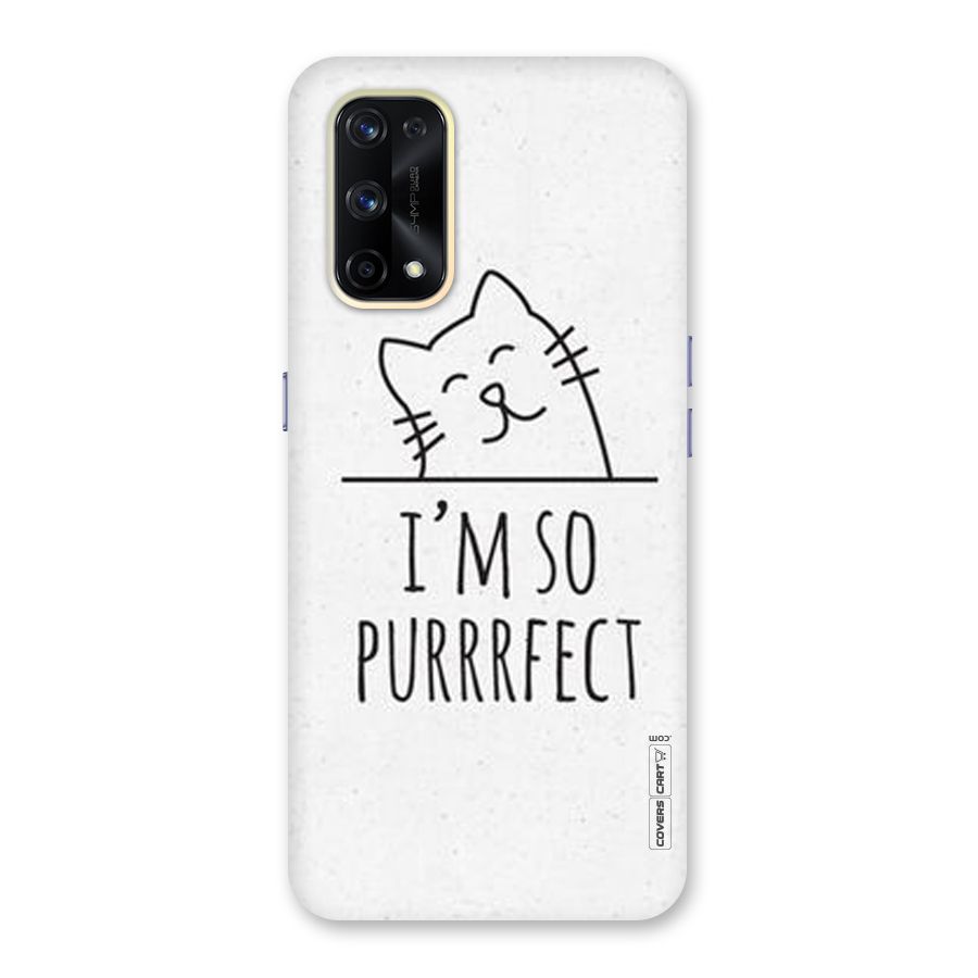 So Purrfect Glass Back Case for Realme X7 Pro