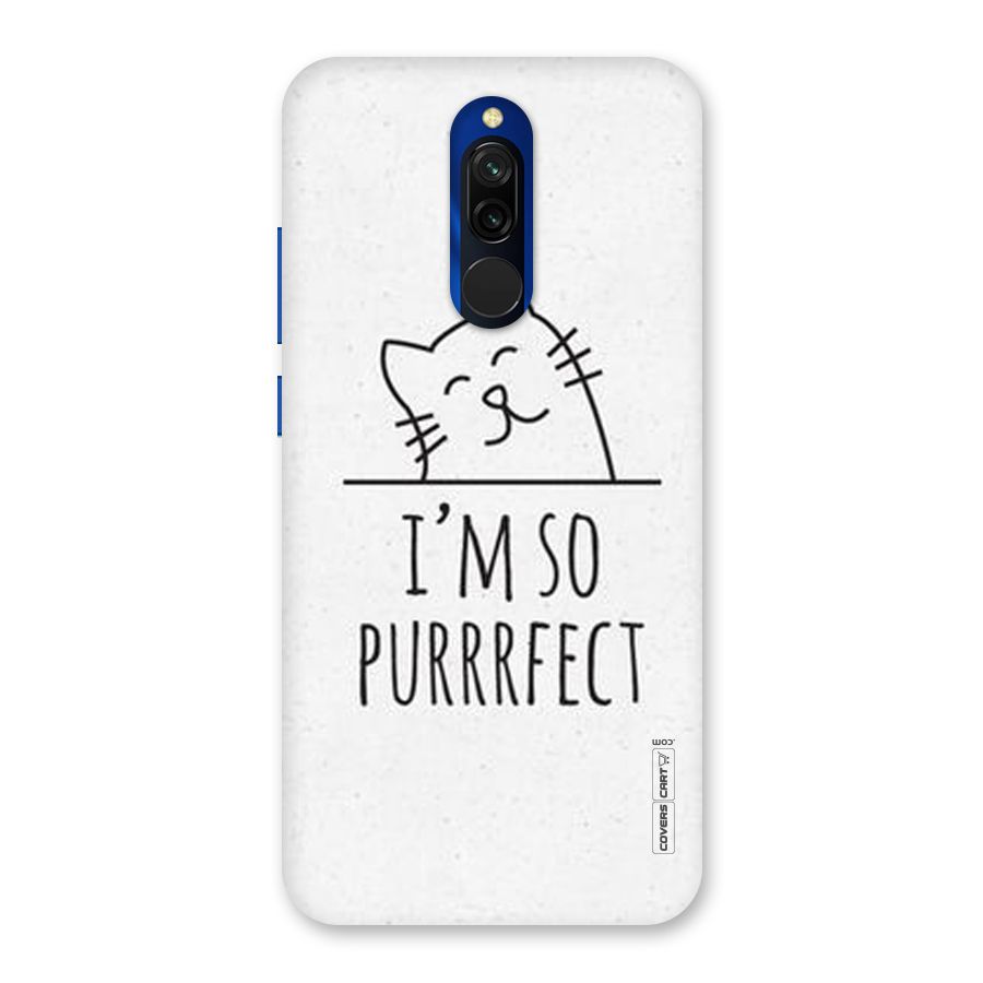 So Purrfect Back Case for Redmi 8