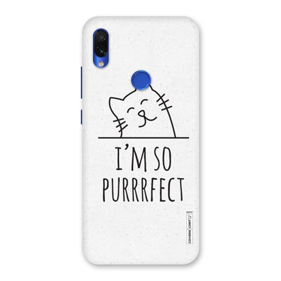 So Purrfect Back Case for Redmi Note 7S
