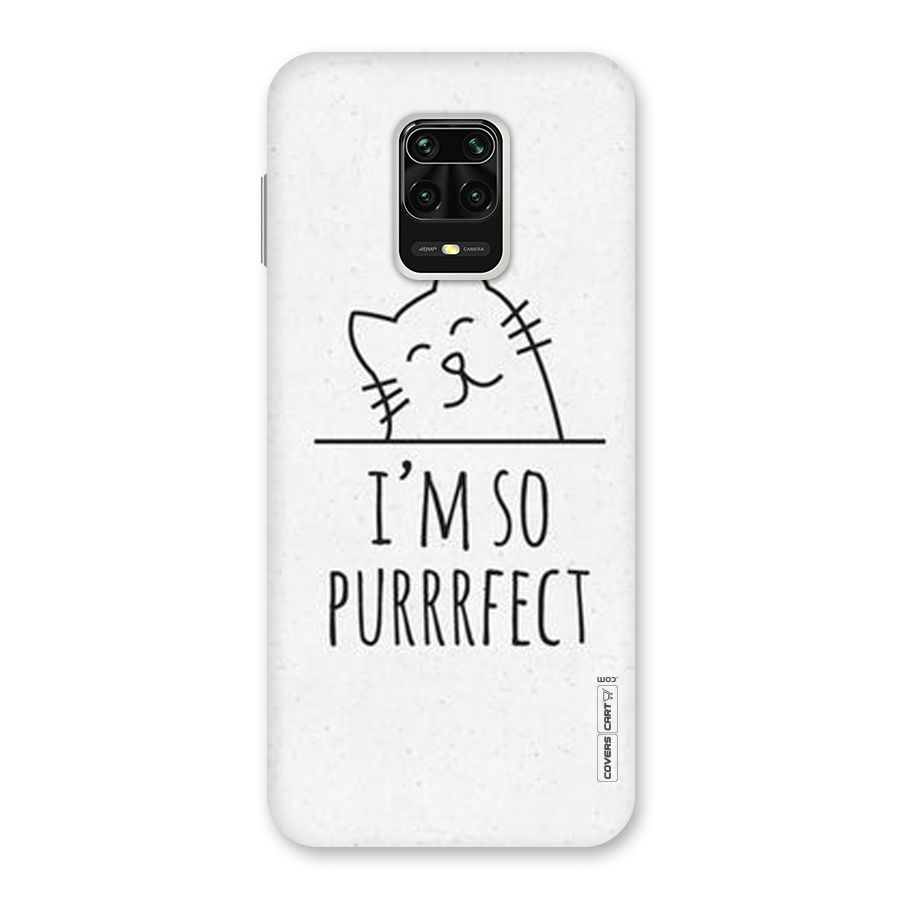 So Purrfect Back Case for Redmi Note 9 Pro