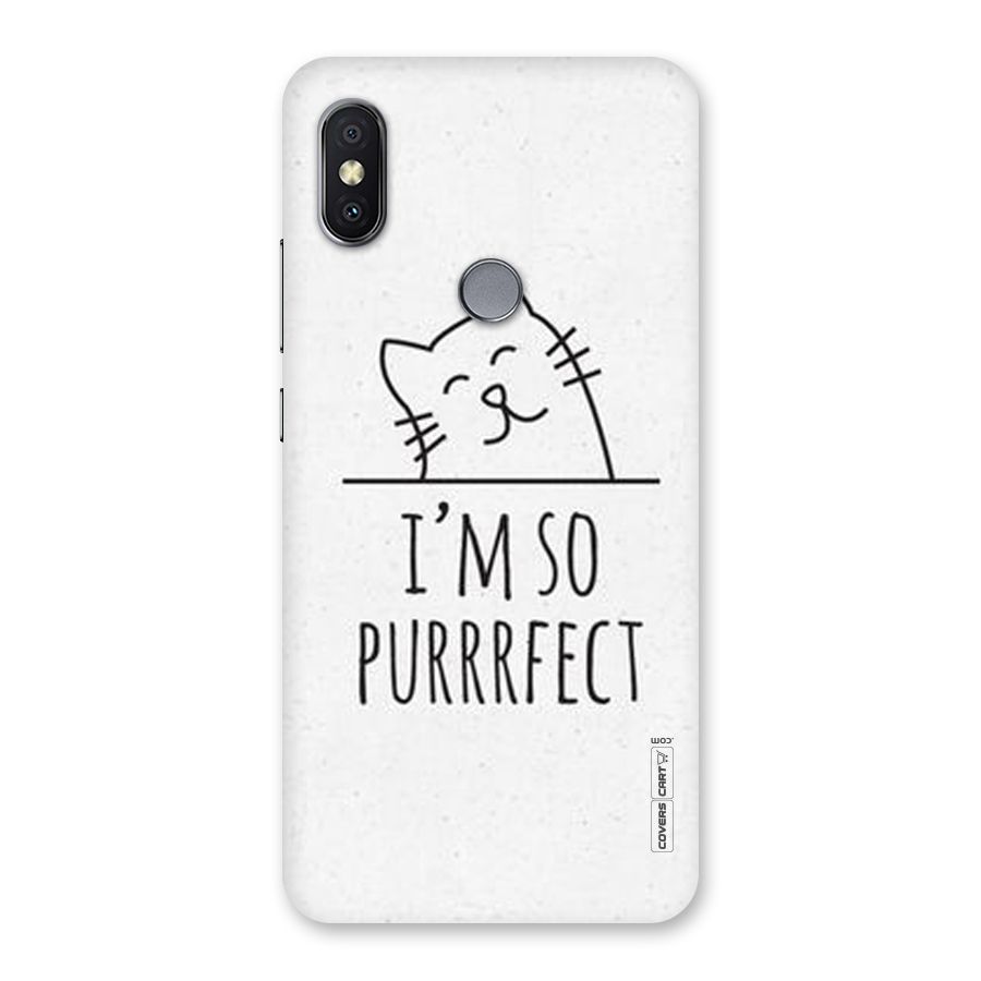 So Purrfect Back Case for Redmi Y2