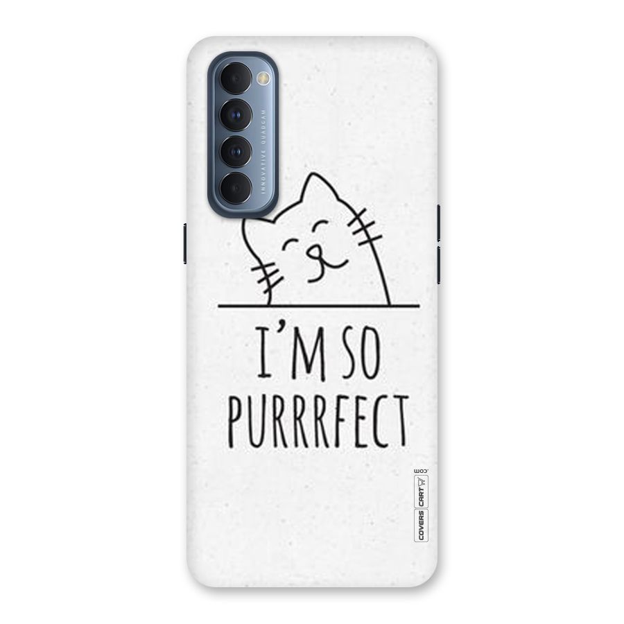So Purrfect Back Case for Reno4 Pro