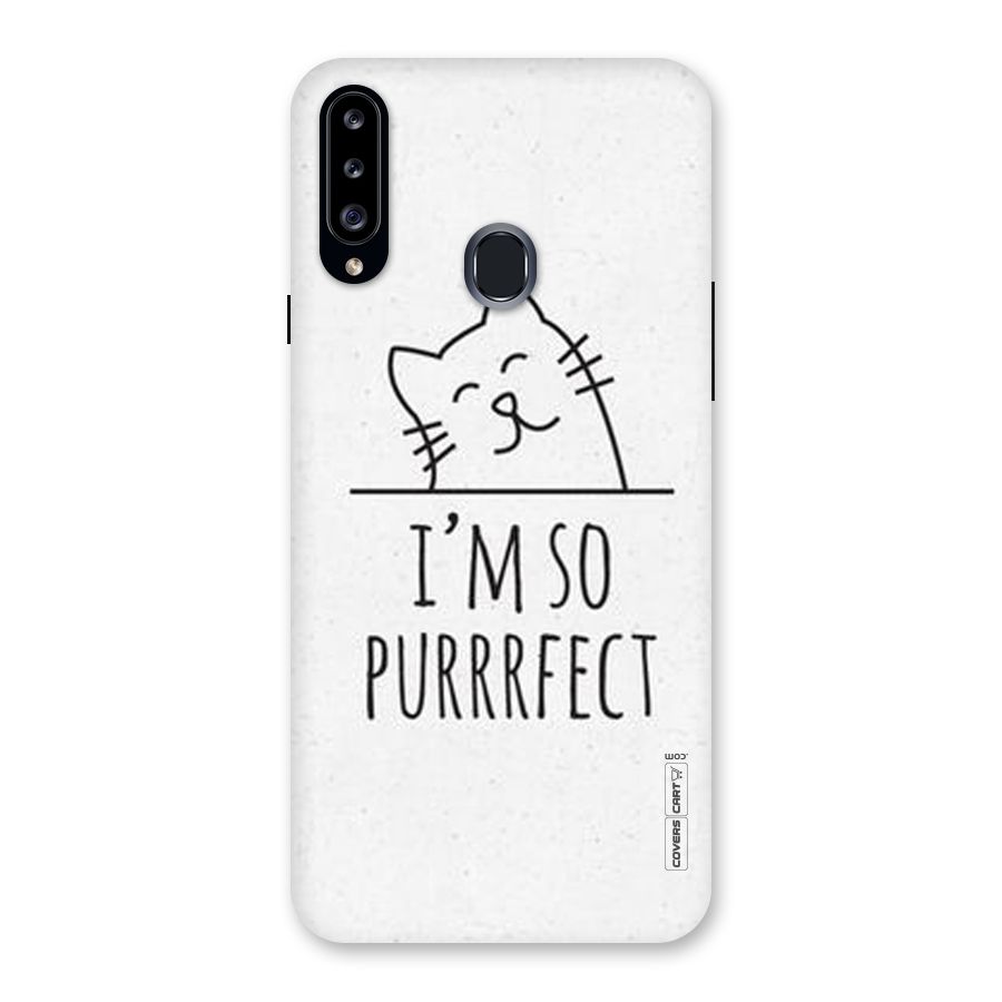 So Purrfect Back Case for Samsung Galaxy A20s