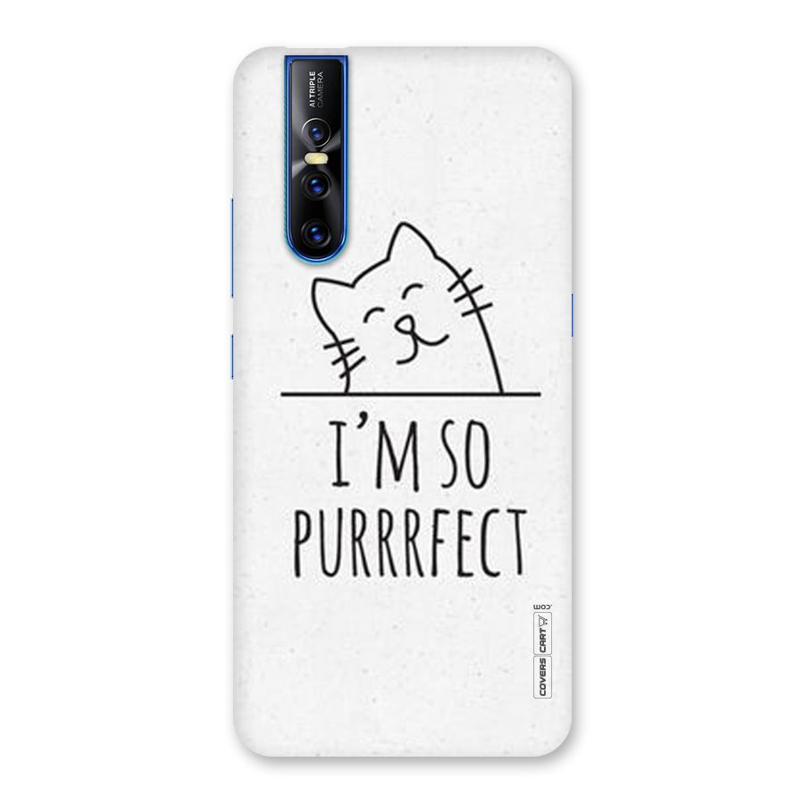 So Purrfect Back Case for Vivo V15 Pro