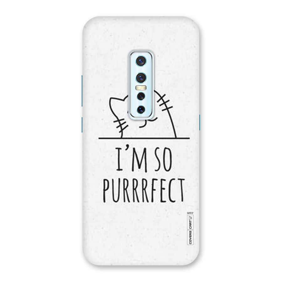 So Purrfect Back Case for Vivo V17 Pro