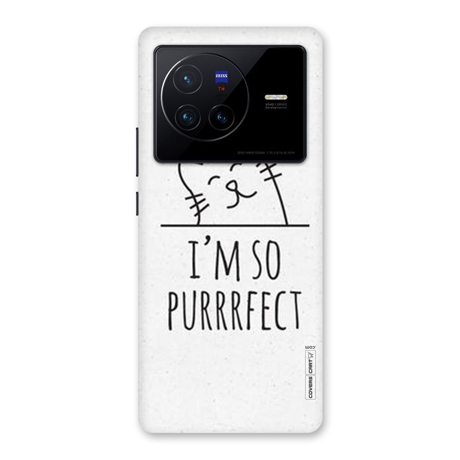 So Purrfect Back Case for Vivo X80