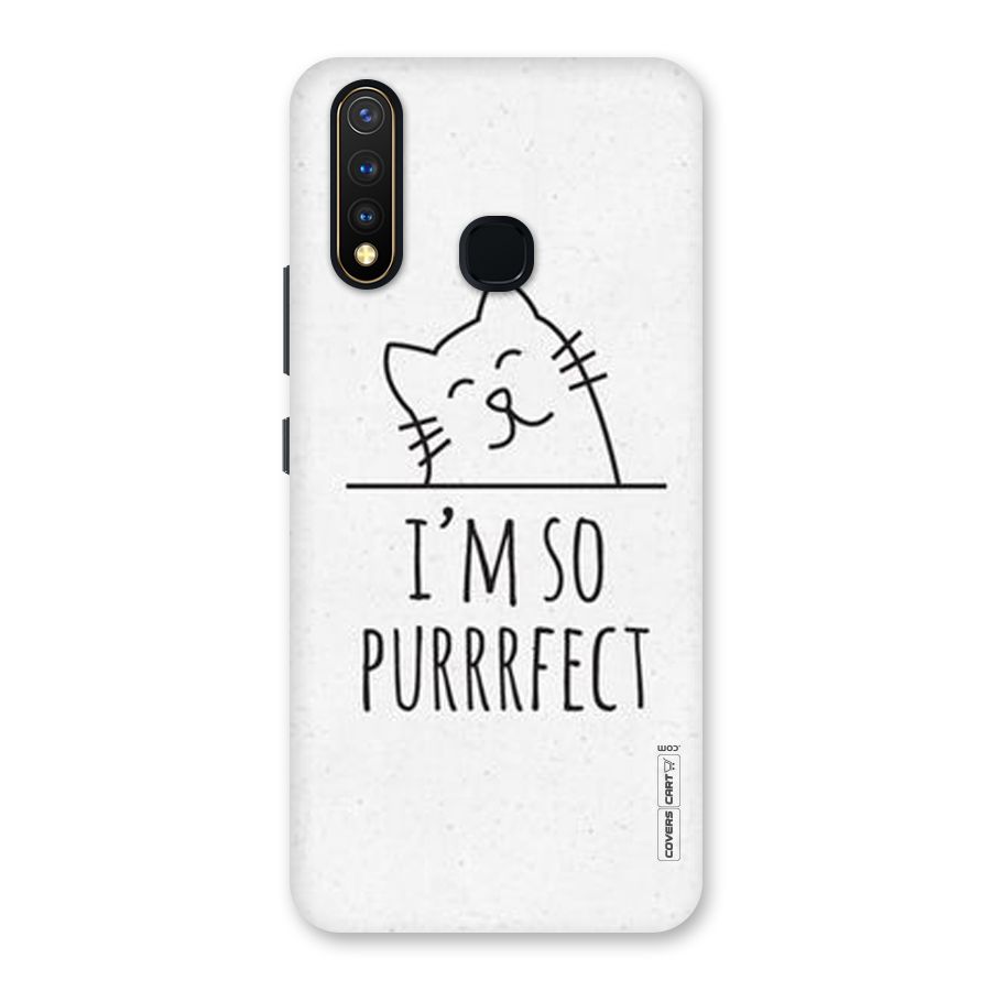 So Purrfect Back Case for Vivo Y19