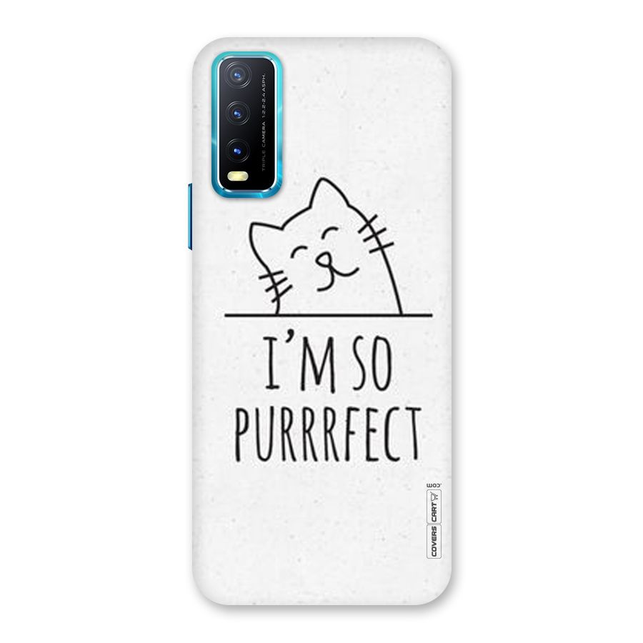 So Purrfect Back Case for Vivo Y20