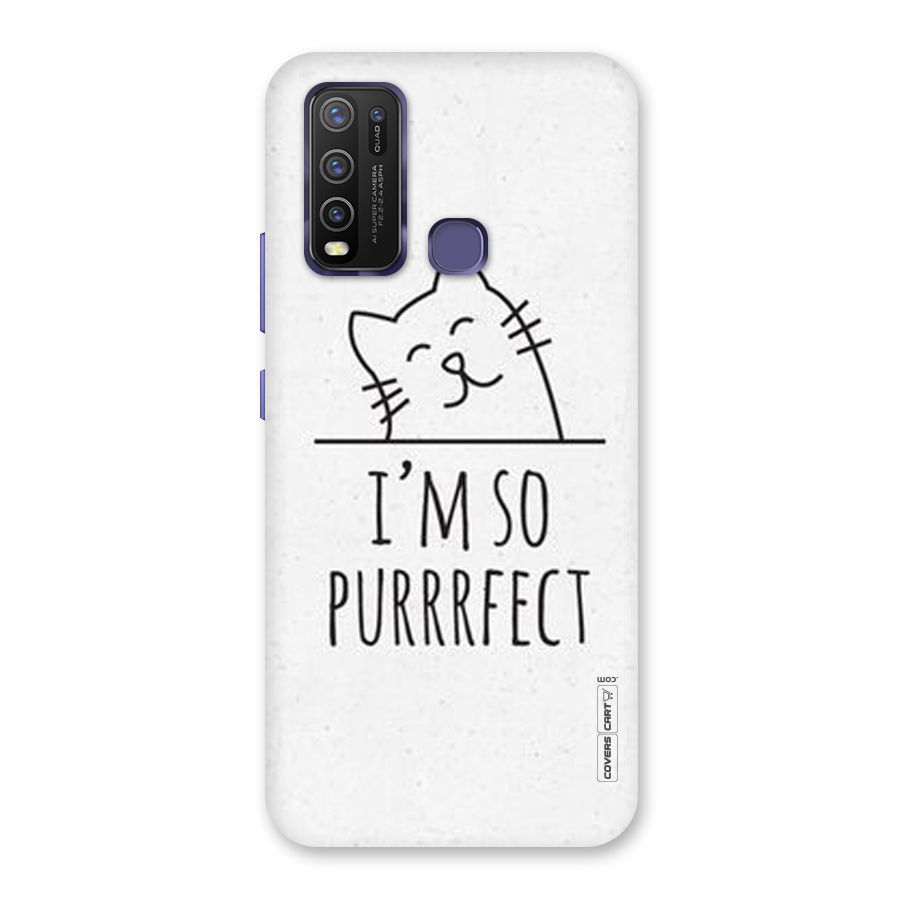 So Purrfect Back Case for Vivo Y50