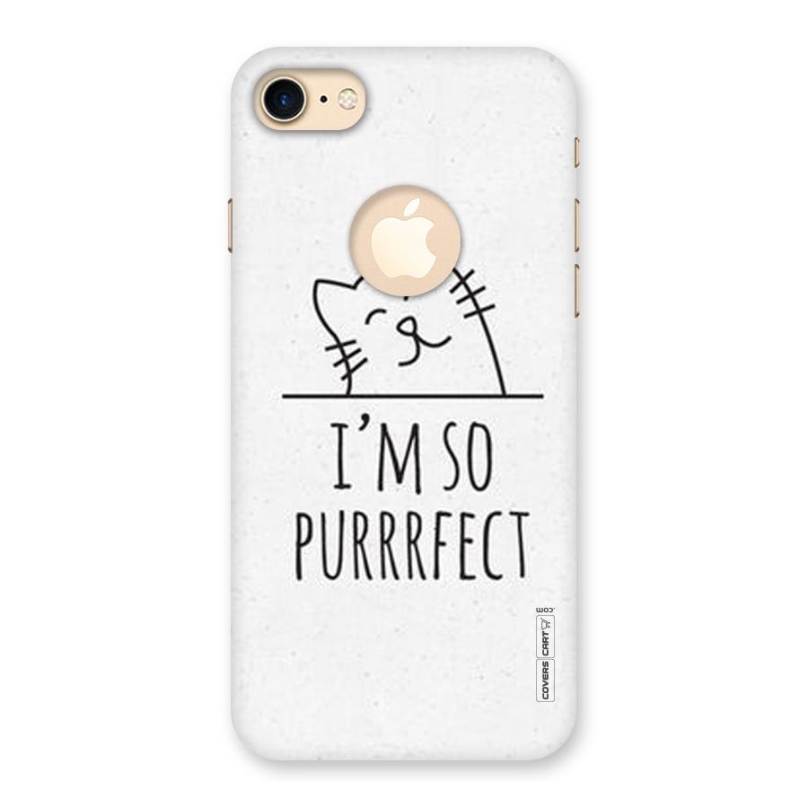So Purrfect Back Case for iPhone 7 Logo Cut