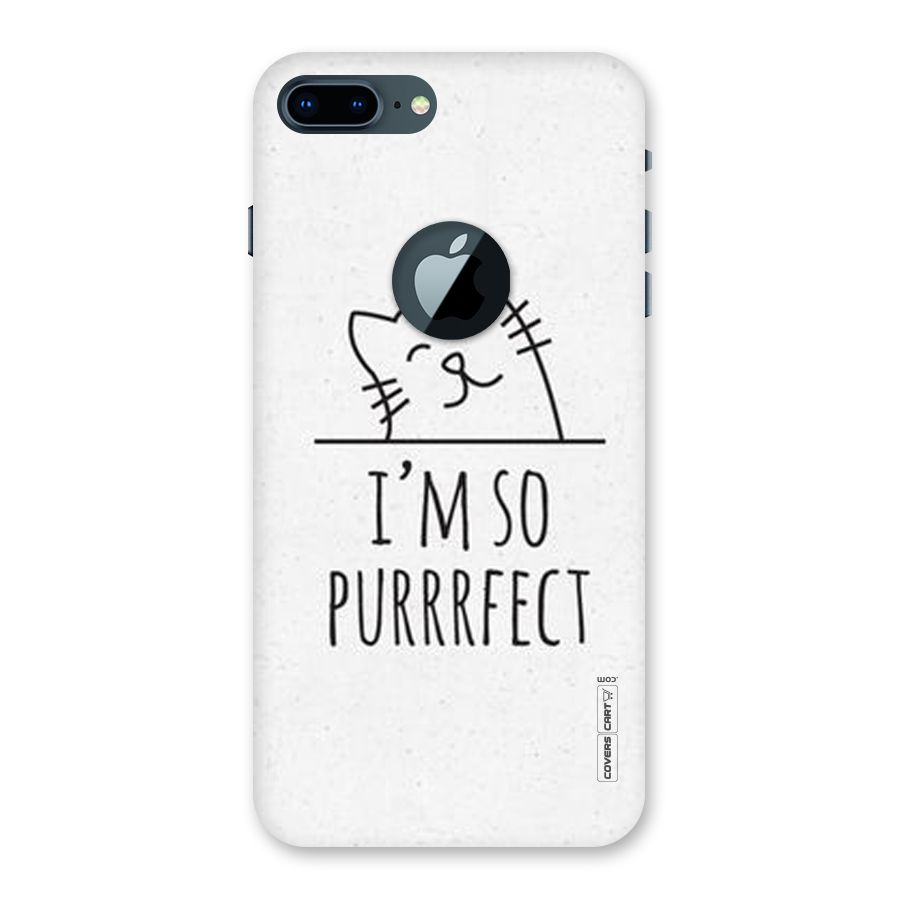 So Purrfect Back Case for iPhone 7 Plus Logo Cut