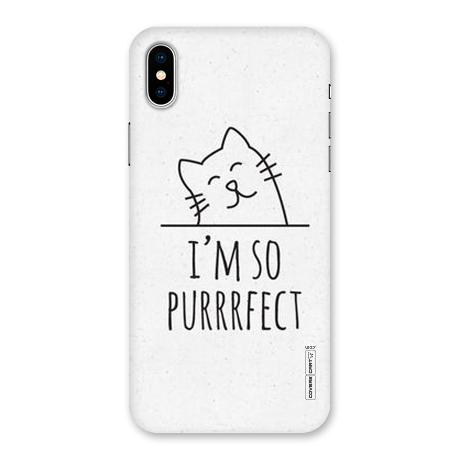 So Purrfect Back Case for iPhone XS