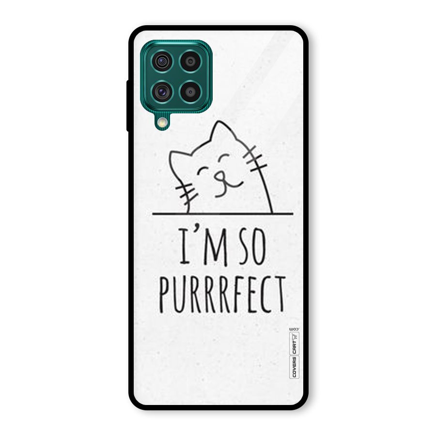 So Purrfect Glass Back Case for Galaxy F62