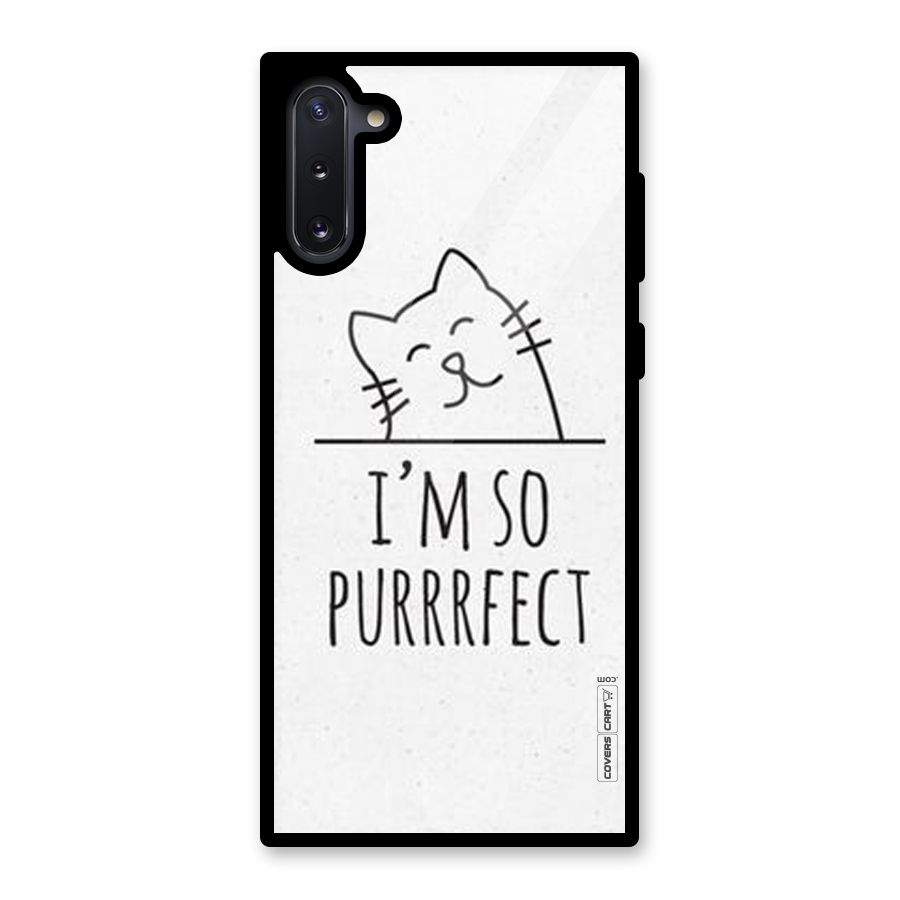 So Purrfect Glass Back Case for Galaxy Note 10