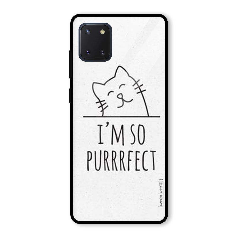 So Purrfect Glass Back Case for Galaxy Note 10 Lite